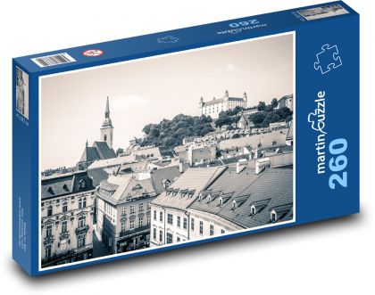 Bratislava - mesto, Slovensko - Puzzle 260 dielikov, rozmer 41x28,7 cm