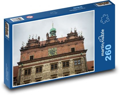 Pilzno - Czechy, Ratusz - Puzzle 260 elementów, rozmiar 41x28,7 cm