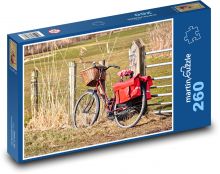Bicykel - vozidlo, doprava Puzzle 260 dielikov - 41 x 28,7 cm 