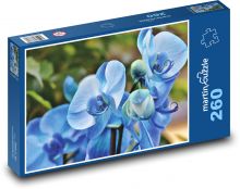 Blue orchid - flower, plant Puzzle 260 pieces - 41 x 28.7 cm