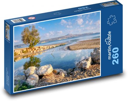 Laguna - przyroda, Kreta - Puzzle 260 elementów, rozmiar 41x28,7 cm