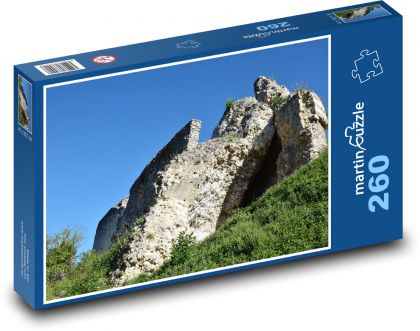 Ruins - castle, rocks - Puzzle 260 pieces, size 41x28.7 cm 
