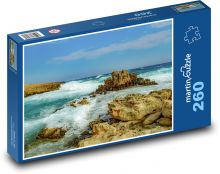 Rocky coast - sea, ocean Puzzle 260 pieces - 41 x 28.7 cm 