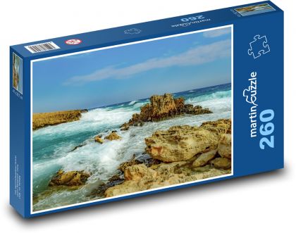 Rocky coast - sea, ocean - Puzzle 260 pieces, size 41x28.7 cm 