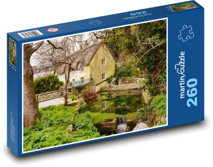 House - cottage, countryside - Puzzle 260 pieces, size 41x28.7 cm 