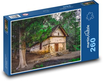 Starý dům - les, příroda - Puzzle 260 dílků, rozměr 41x28,7 cm