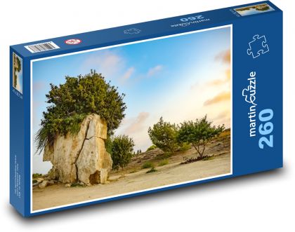 Cyprus - Grécko, skaly - Puzzle 260 dielikov, rozmer 41x28,7 cm