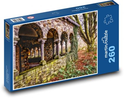 Monastery - old staba, nature - Puzzle 260 pieces, size 41x28.7 cm 
