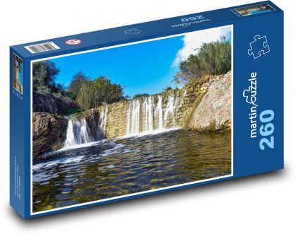 Vodopády - řeka, příroda - Puzzle 260 dílků, rozměr 41x28,7 cm