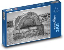 Kašna - kámen, Kypr  Puzzle 260 dílků - 41 x 28,7 cm