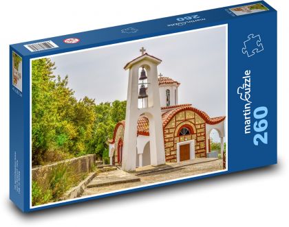 Kostel - architektura, náboženství  - Puzzle 260 dílků, rozměr 41x28,7 cm