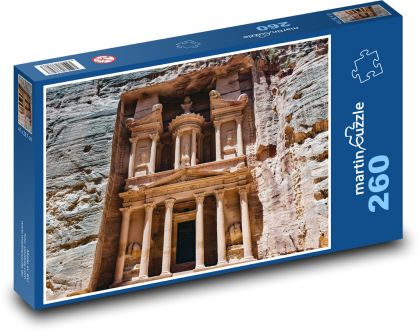 Petra - Jordán, pokladnice - Puzzle 260 dílků, rozměr 41x28,7 cm