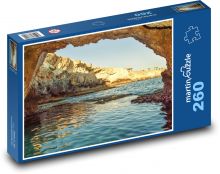 Mořská jeskyně - příroda, skála Puzzle 260 dílků - 41 x 28,7 cm