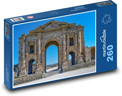 Stavba - kámen, architektura - Puzzle 260 dílků, rozměr 41x28,7 cm