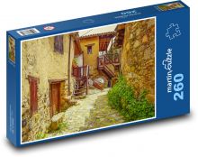 Kakopetria - Kypr, ulice Puzzle 260 dílků - 41 x 28,7 cm