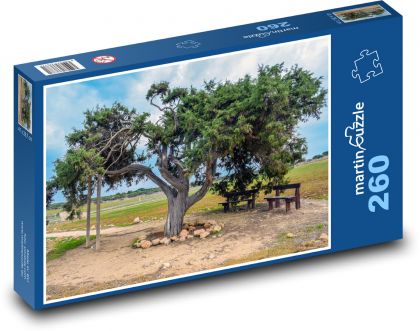 Lonely Tree - Cyprus, Cape Greco - Puzzle 260 dielikov, rozmer 41x28,7 cm