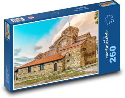 Holy Mary Peryvleptos - kostel, Makedonie - Puzzle 260 dílků, rozměr 41x28,7 cm