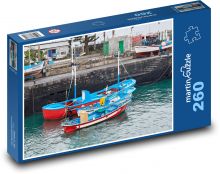 Port - seas, boats Puzzle 260 pieces - 41 x 28.7 cm 