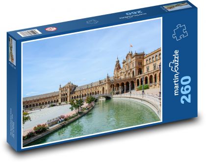 Španělko - Sevilla, náměstí - Puzzle 260 dílků, rozměr 41x28,7 cm