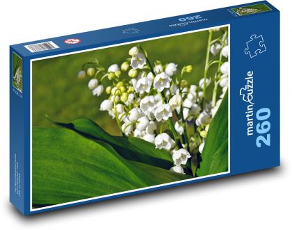 Lily of the valley - spring flower, plant - Puzzle 260 pieces, size 41x28.7 cm 