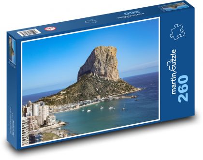 Costa Blanca - Hiszpania, plaża - Puzzle 260 elementów, rozmiar 41x28,7 cm
