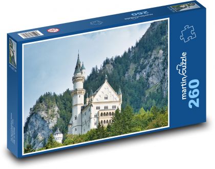 Burg - Turm, Felsen - Puzzle - 260 Teile