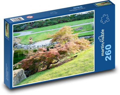 Japanese garden - maple, trees - Puzzle 260 pieces, size 41x28.7 cm 