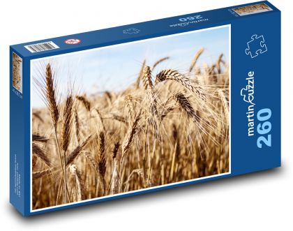 Cereals - field, harvest - Puzzle 260 pieces, size 41x28.7 cm 