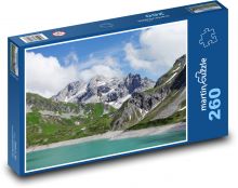 Lünersee - jezero, Rakousko Puzzle 260 dílků - 41 x 28,7 cm