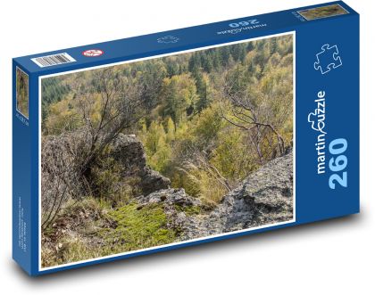 Les - stromy, príroda - Puzzle 260 dielikov, rozmer 41x28,7 cm