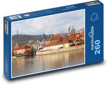 Praha - Vltava, město - Puzzle 260 dílků, rozměr 41x28,7 cm