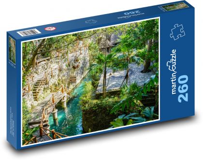 Mexiko - Cancún, príroda - Puzzle 260 dielikov, rozmer 41x28,7 cm