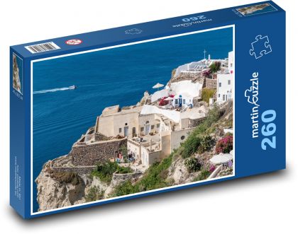 Santorini - Řecko, moře - puzzle 260 dílků