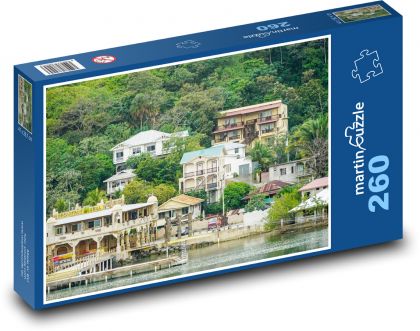 Honduras - Hafen, Stadt - Puzzle - 260 Teile