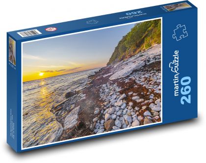 Estonsko - útes, krajina - Puzzle 260 dílků, rozměr 41x28,7 cm