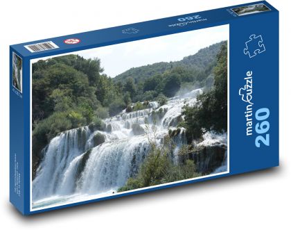 Vodopád - Krka, Chorvatsko - puzzle 260 dílků