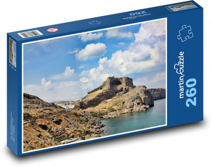Rhodos - Řecko, hrad - puzzle 260 dílků