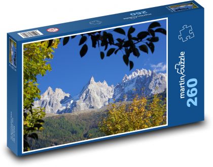 Jeseň - hory, krajina - Puzzle 260 dielikov, rozmer 41x28,7 cm