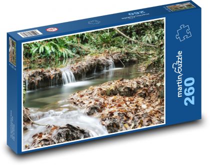 Vodopád - řeka, příroda - Puzzle 260 dílků, rozměr 41x28,7 cm