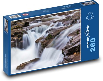 Prietok vody - rieka, príroda - Puzzle 260 dielikov, rozmer 41x28,7 cm