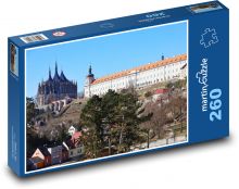 Kutná Hora - katedrála, město  Puzzle 260 dílků - 41 x 28,7 cm