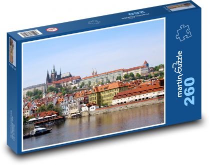 Praha - Česká republika, město - Puzzle 260 dílků, rozměr 41x28,7 cm