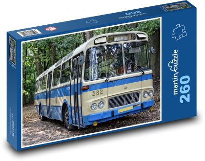 Autobus - Karosa, veterán - Puzzle 260 dielikov, rozmer 41x28,7 cm