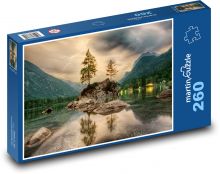 Jezero - příroda, voda Puzzle 260 dílků - 41 x 28,7 cm