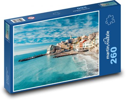 Santorini - Grecja, morze - Puzzle 260 elementów, rozmiar 41x28,7 cm