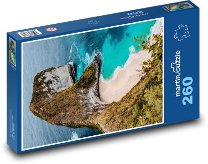 Wyspa - ocean, rafa - Puzzle 260 elementów, rozmiar 41x28,7 cm