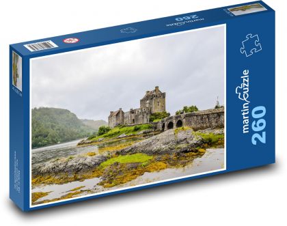 Eilean Donan - ostrov, Velká Británie - Puzzle 260 dílků, rozměr 41x28,7 cm