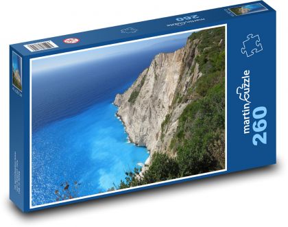 Klif - rafy, Irlandia - Puzzle 260 elementów, rozmiar 41x28,7 cm