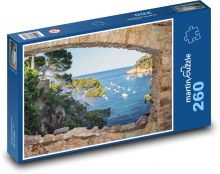 Kamenný oblúk - more, príroda Puzzle 260 dielikov - 41 x 28,7 cm
