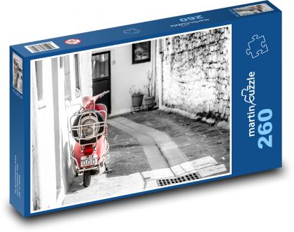 Vespa - Roller, Griechenland - Puzzle - 260 Teile